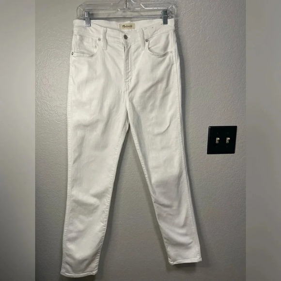 NWOT Madewell White Stovepipe Ankle Jeans size 28 - Picture 2 of 6